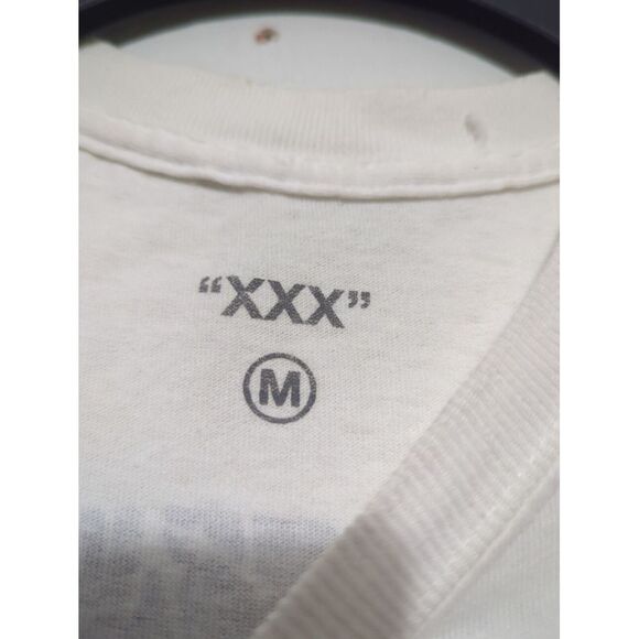 Gekyume XXXTentation Mens White Graphic Question Mark Shirt Size Medium - Picture 3 of 7